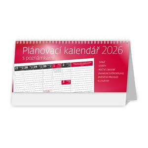 Kalendarz biurkowy 2026 - Planer z notatkami