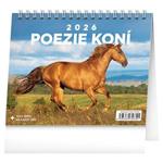 Kalendarz biurkowy 2026 Poezja koni