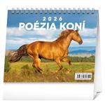 Kalendarz biurkowy 2026 Poezja koni