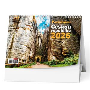 Kalendarz biurkowy 2026 Poznajemy Czechy
