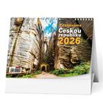 Kalendarz biurkowy 2026 Poznajemy Czechy