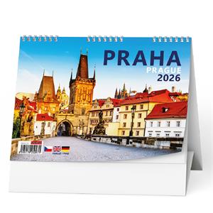 Kalendarz biurkowy 2026 Praga