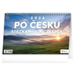 Kalendarz biurkowy 2026 Przez Czechy szlakami Via Czechia