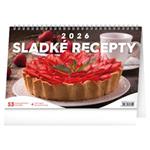 Kalendarz biurkowy 2026 Słodkie przepisy
