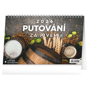 Kalendarz biurkowy 2026 Śladem piwa