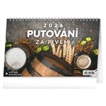 Kalendarz biurkowy 2026 Śladem piwa