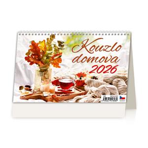 Kalendarz biurkowy 2026 - Uroki domu