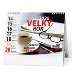 Kalendarz biurkowy 2026 Wielki rok