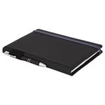 Kalendarz książkowy AMOS tygodniowy A5 2027 polski - czarny/niebieska gumka