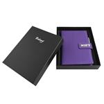 Kalendarz książkowy BRILIANT dzienny A5 2027 czeski - fioletowy