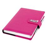 Kalendarz książkowy BRILIANT dzienny A5 2027 polski - różowy