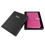 Kalendarz książkowy BRILIANT dzienny A5 2027 polski - różowy