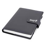 Kalendarz książkowy BRILIANT dzienny A5 2027 słowacki?? - czarny