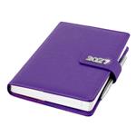 Kalendarz książkowy BRILIANT dzienny A5 2027 słowacki?? - fioletowy