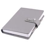 Kalendarz książkowy BRILIANT dzienny A5 2027 słowacki?? - srebrny