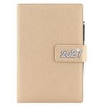 Kalendarz książkowy BRILIANT tygodniowy A5 2027 słowacki?? - złoty