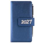Kalendarz książkowy BRILIANT tygodniowy kieszonkowy 2027 czeski - granatowy
