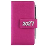 Kalendarz książkowy BRILIANT tygodniowy kieszonkowy 2027 słowacki?? - różowy