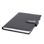 Kalendarz książkowy BRILIANT tygodniowy z notesem A5 2027 CZ/SK - czarny