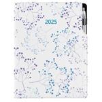 Kalendarz książkowy DESIGN dzienny A4 2025 - Kwiaty polne