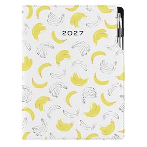 Kalendarz książkowy DESIGN dzienny A4 2027 - Banan