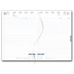 Kalendarz książkowy DESIGN dzienny A4 2027 - Cytryna