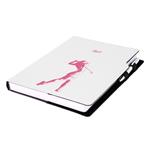 Kalendarz książkowy DESIGN dzienny A4 2027 czeski - biały - Golf kobiety