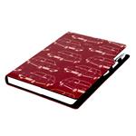 Kalendarz książkowy DESIGN dzienny A4 2027 czeski - bordo - Maluch