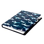 Kalendarz książkowy DESIGN dzienny A4 2027 czeski - granatowy - Samoloty