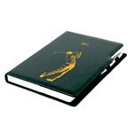 Kalendarz książkowy DESIGN dzienny A4 2027 czeski - zielony - Golf mężczyźni