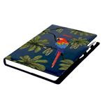 Kalendarz książkowy DESIGN dzienny A4 2027- granatowy - papuga