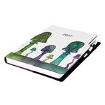 Kalendarz książkowy DESIGN dzienny A4 2027 - Grzyby