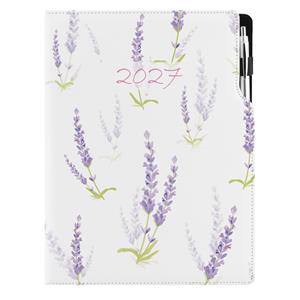 Kalendarz książkowy DESIGN dzienny A4 2027 - Lawenda