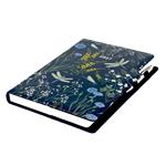 Kalendarz książkowy DESIGN dzienny A4 2027 - niebieski - ważki