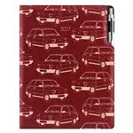 Kalendarz książkowy DESIGN dzienny A4 2027 polski - bordo - Maluch