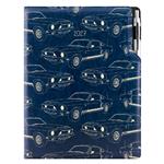 Kalendarz książkowy DESIGN dzienny A4 2027 polski - granatowy - Mustang