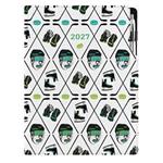 Kalendarz książkowy DESIGN dzienny A4 2027 polski - Hokej