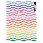 Kalendarz książkowy DESIGN dzienny A4 2027 polski - Kolory