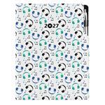 Kalendarz książkowy DESIGN dzienny A4 2027 polski - Music