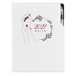 Kalendarz książkowy DESIGN dzienny A4 2027 polski - Nails