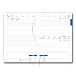 Kalendarz książkowy DESIGN dzienny A5 2024 czeski - Niebieskie motyle