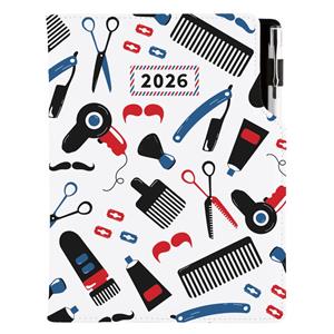 Kalendarz książkowy DESIGN dzienny A5 2026 słowacki - Barber