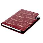 Kalendarz książkowy DESIGN dzienny A5 2026 slowacki - bordo - Maluch