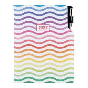 Kalendarz książkowy DESIGN dzienny A5 2027 czeski - Kolory