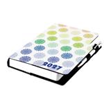 Kalendarz książkowy DESIGN dzienny A5 2027 czeski - Mandala kolorowy