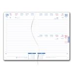 Kalendarz książkowy DESIGN dzienny A5 2027 czeski - niebieski - ważki