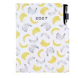 Kalendarz książkowy DESIGN dzienny A5 2027 polski - Banan