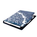 Kalendarz książkowy DESIGN dzienny A5 2027 polski - granatowy - ornament