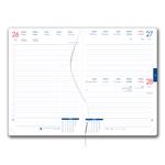 Kalendarz książkowy DESIGN dzienny A5 2027 słowacki - Lawenda