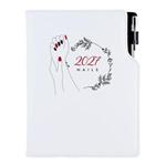 Kalendarz książkowy DESIGN dzienny A5 2027 słowacki - Nails